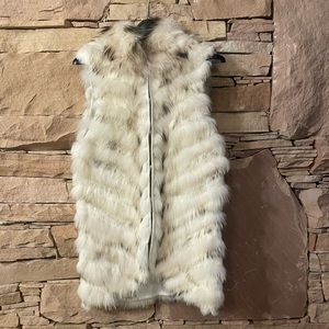 BCBG FUR VEST